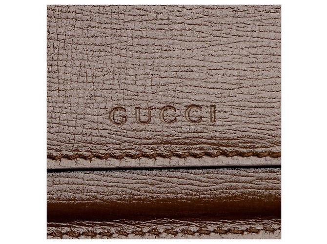 Borsa a tracolla Gucci GG Supreme Clasp Marrone Beige - vista 9