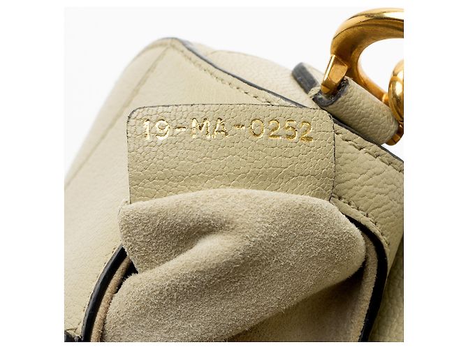Sac Micro Saddle en Peau de Chèvre Dior Vert - vue 6