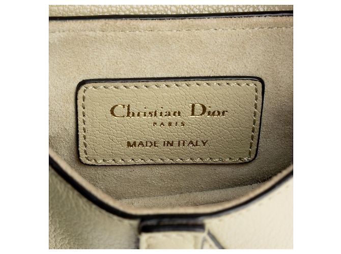 Sac Micro Saddle en Peau de Chèvre Dior Vert - vue 8