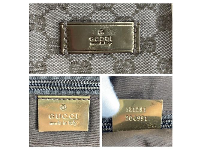 Bolsa tote Sherry Line em lona GG da Gucci Marrom Bege - vista 3