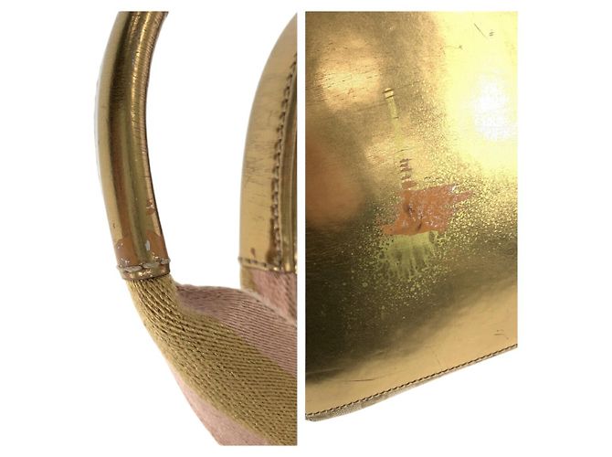 Bolsa tote Sherry Line em lona GG da Gucci Marrom Bege - vista 5