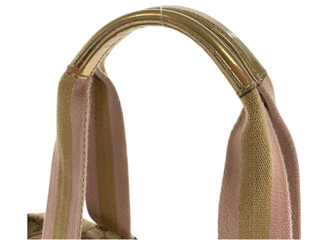 Bolsa tote Sherry Line em lona GG da Gucci Marrom Bege - vista 6