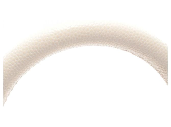 Borsa in pelle Chanel Coco Handle Flap Bianco - vista 7