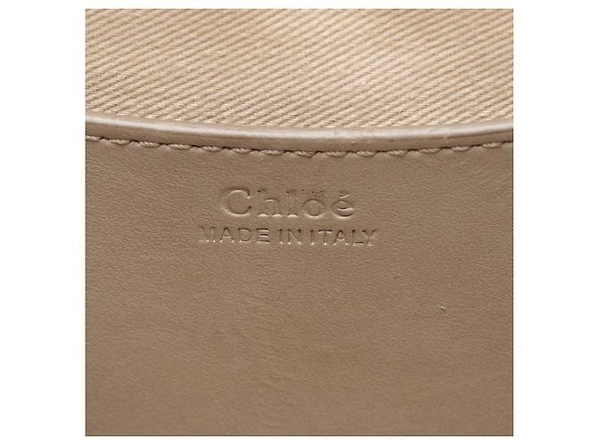 Chloé Bolso de Hombro Tess Small de Piel de Ternera Chloe Gris - vista 8