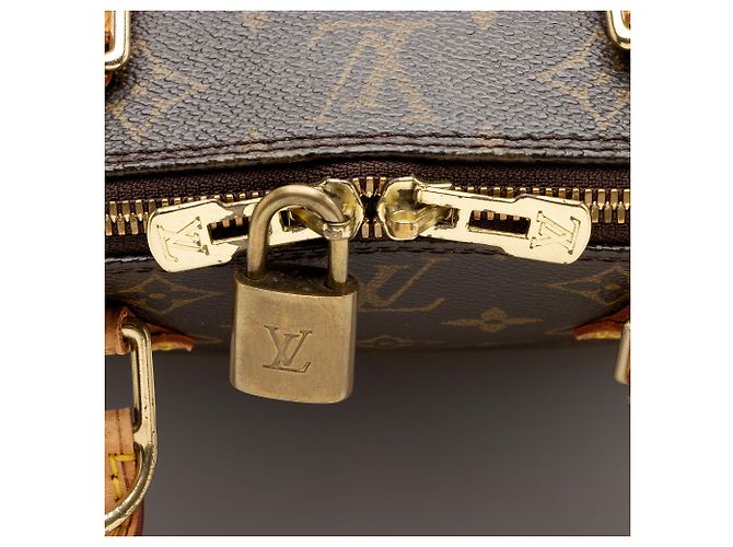 Louis Vuitton Vintage Monogramm Canvas Alma PM Handtasche Braun - Ansicht 9
