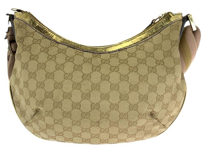 Borsa a Spalla in Tela GG e Pelle Verniciata Gucci - vista 2