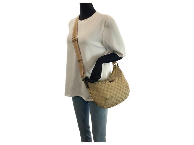 Borsa a Spalla in Tela GG e Pelle Verniciata Gucci - vista 7