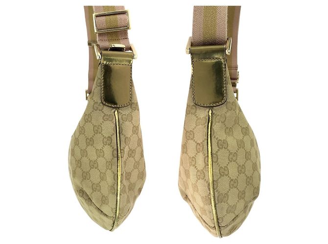 Borsa a Spalla in Tela GG e Pelle Verniciata Gucci - vista 8