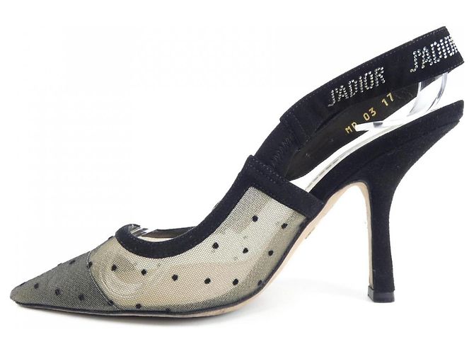 Décolleté slingback Christian Dior J'A DIOR Nero - vista 2
