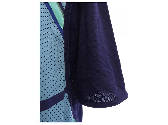 Hermès Twill Reine Kleid Blau - Ansicht 6