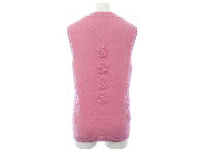 Chaleco de cachemira Chanel P53682K06991 Rosa - vista 2