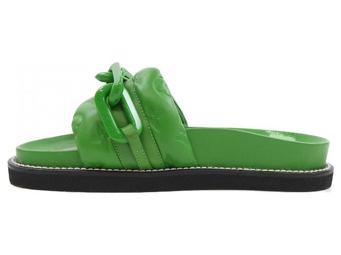 Sandalias Sunset Line Louis Vuitton Verde - vista 2