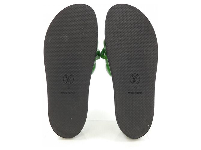 Sandalias Sunset Line Louis Vuitton Verde - vista 4