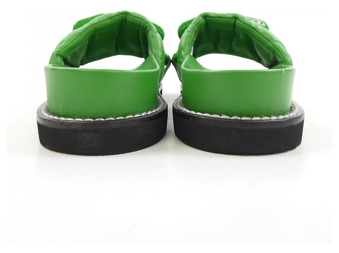 Sandalias Sunset Line Louis Vuitton Verde - vista 5