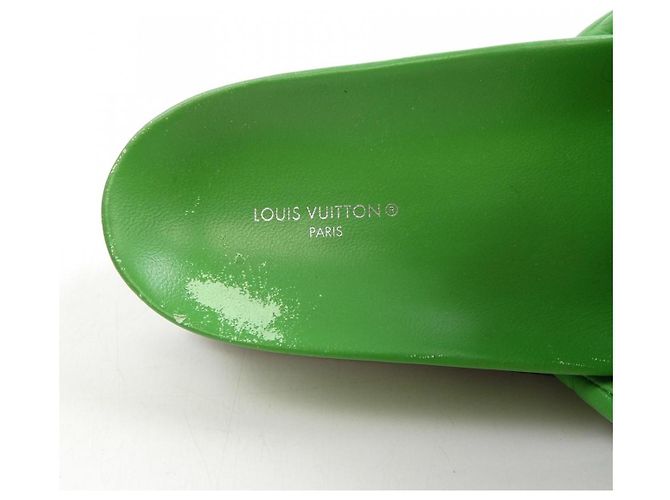 Sandalias Sunset Line Louis Vuitton Verde - vista 6