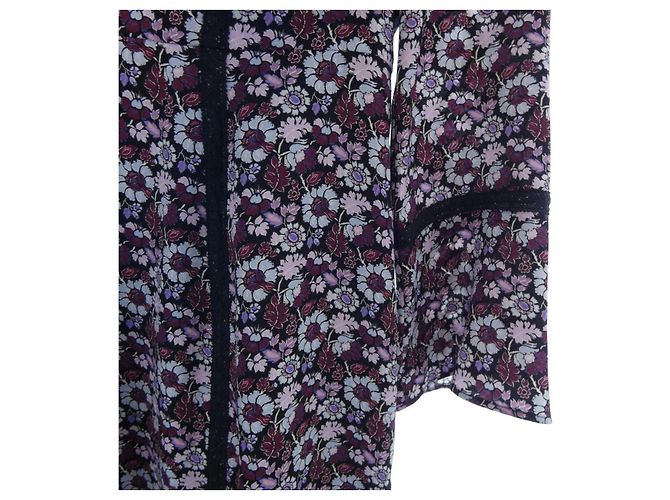Autre Marque GRACE CONTINENTAL Kleid Schwarz Lila - Ansicht 6