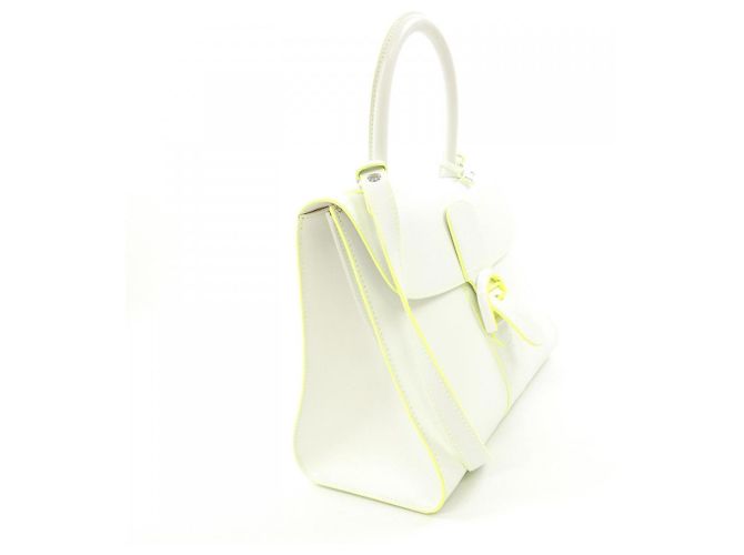 Borsa Delvaux Brillant in pelle di vitello Bianco - vista 2