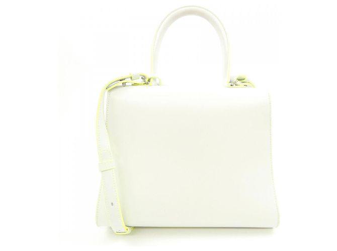 Borsa Delvaux Brillant in pelle di vitello Bianco - vista 3