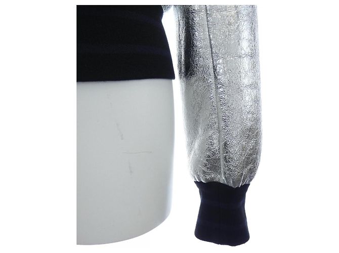 Chaqueta de shearling Christian Dior Negro Plata - vista 6