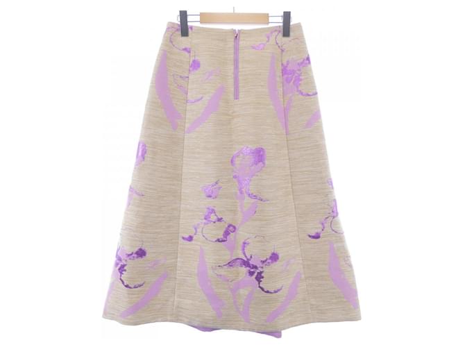Autre Marque Falda de cajón Rosa Beige - vista 2