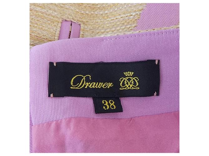 Autre Marque Falda de cajón Rosa Beige - vista 4