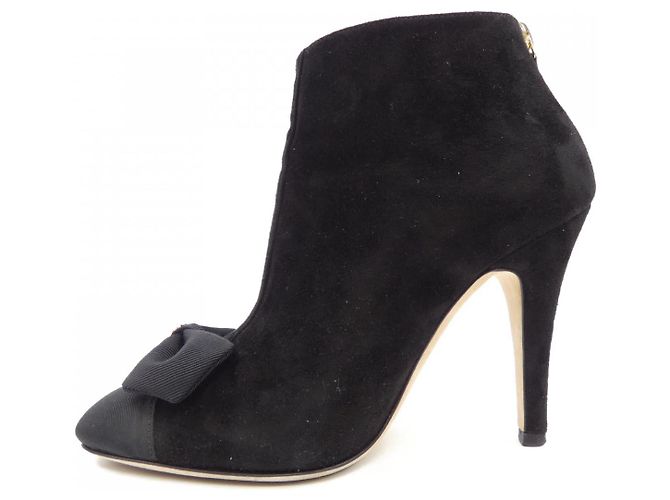 Botas de ante infantil Chanel G31332Y50133 Negro - vista 2