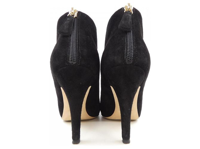 Botas de ante infantil Chanel G31332Y50133 Negro - vista 5