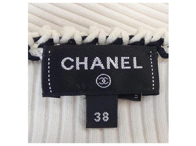 Chanel P72010K10343 Top Negro Blanco - vista 5