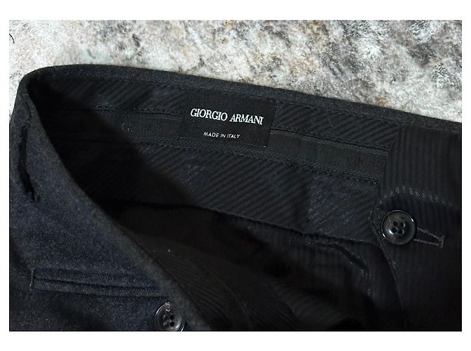 Giorgio Armani Wollhose Grau - Ansicht 3