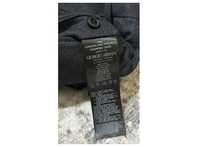 Giorgio Armani Wollhose Grau - Ansicht 4