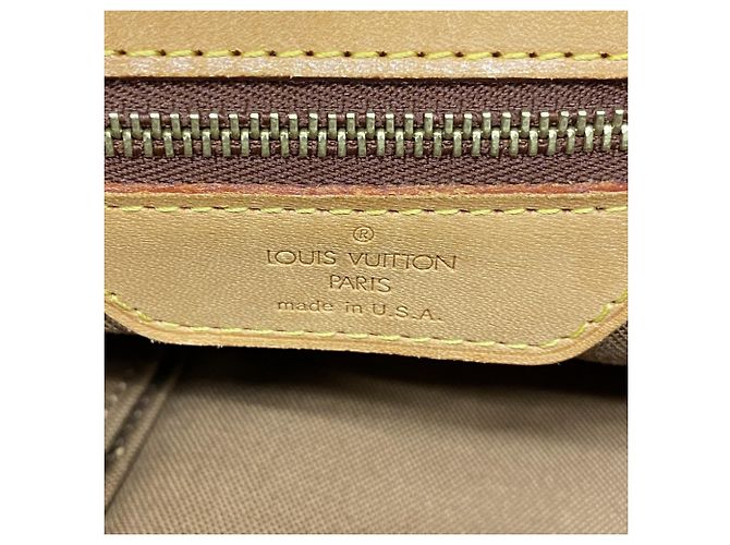 Borsa Tote Cabas Mezzo Monogram Louis Vuitton Marrone - vista 5