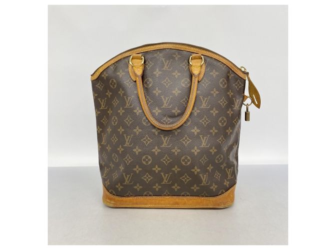 Borsa a mano verticale Lockit Monogram Louis Vuitton Marrone - vista 11
