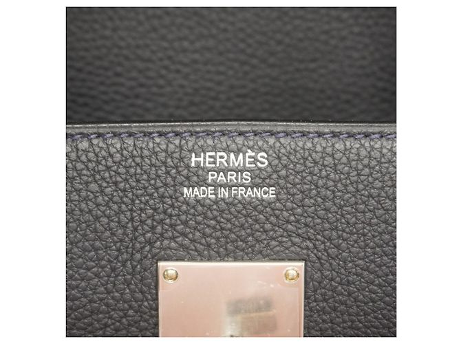 Borsa Haut à Courroies 40 di Hermès Blu navy - vista 5