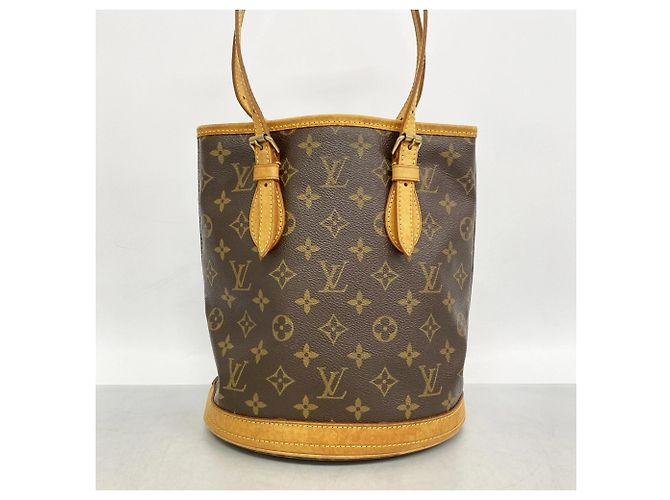 Borsa Tote Bucket PM Monogram Louis Vuitton Marrone - vista 10