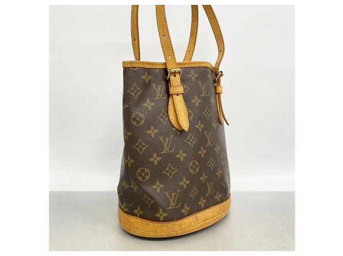 Borsa Tote Bucket PM Monogram Louis Vuitton Marrone - vista 2