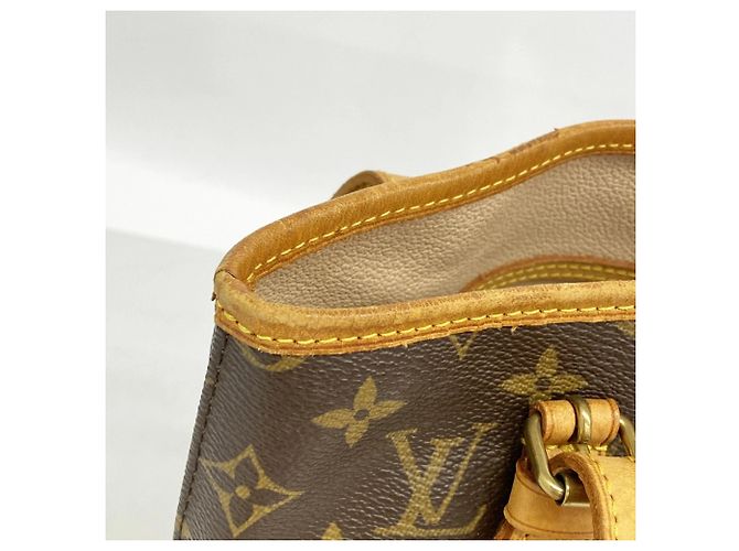 Borsa Tote Bucket PM Monogram Louis Vuitton Marrone - vista 6