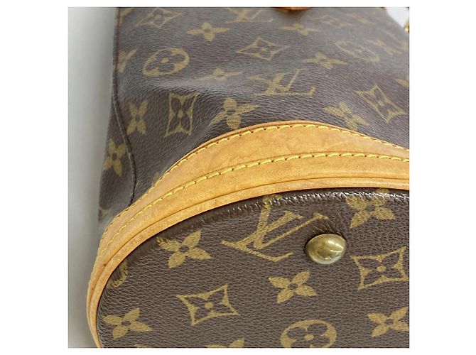 Borsa Tote Bucket PM Monogram Louis Vuitton Marrone - vista 8
