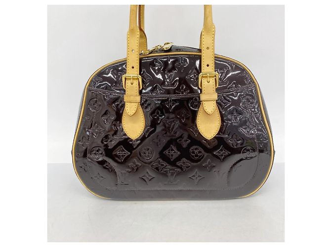 Borsa Louis Vuitton Vernis Summit Drive Bordò - vista 10