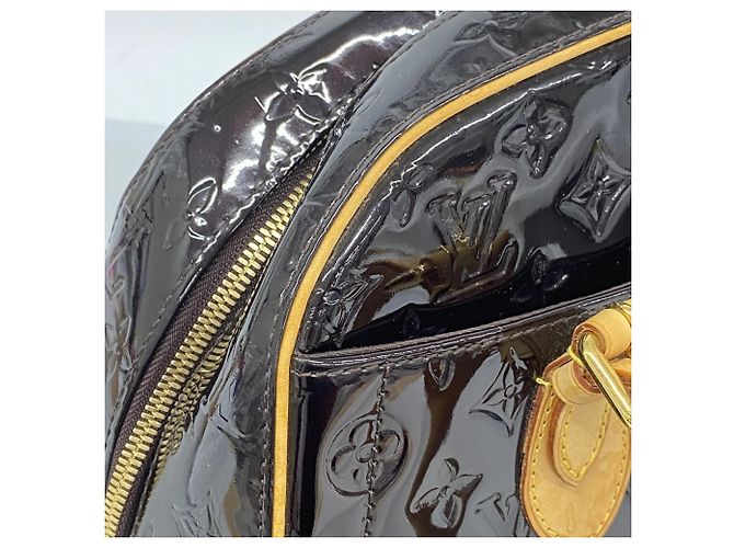 Borsa Louis Vuitton Vernis Summit Drive Bordò - vista 9