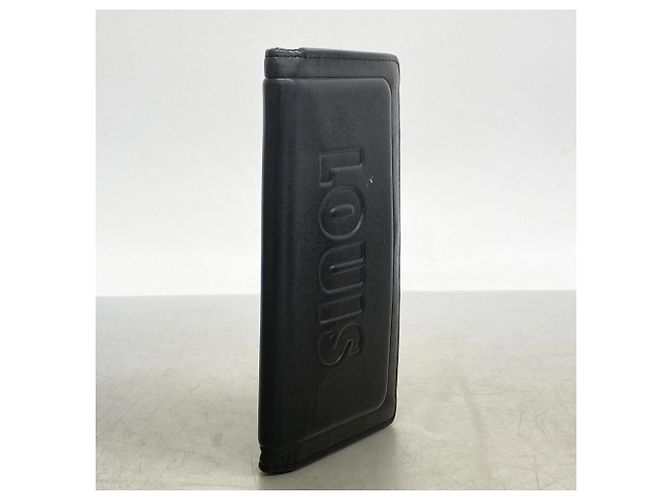 Brazza Louis Vuitton Long Wallet (M63256) Black - view 2