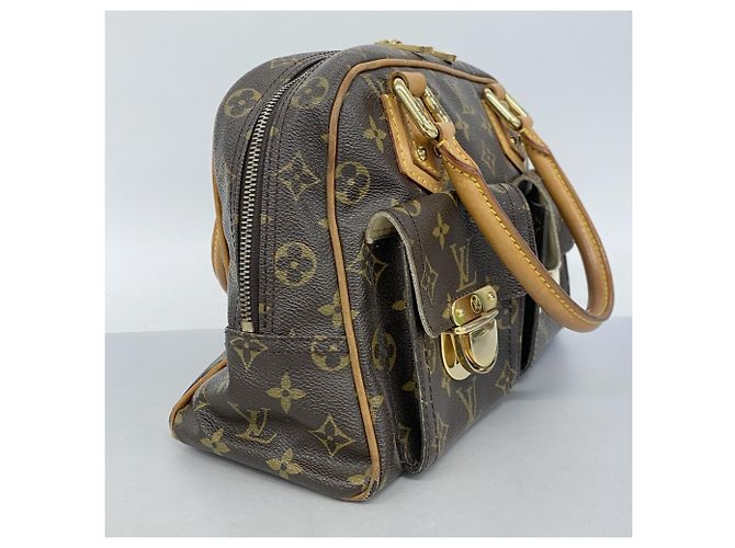 Borsa Manhattan PM Monogram Louis Vuitton Marrone - vista 2