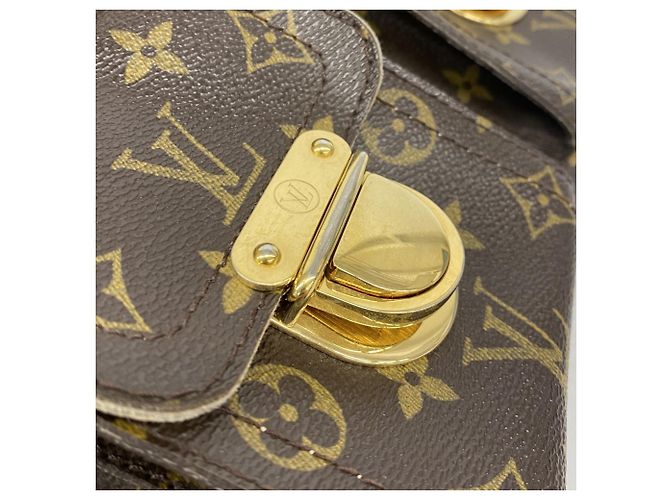 Borsa Manhattan PM Monogram Louis Vuitton Marrone - vista 8