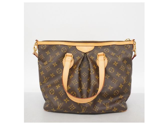 Borsa Louis Vuitton Monogram Palermo PM Marrone - vista 11