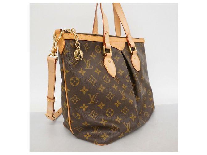 Borsa Louis Vuitton Monogram Palermo PM Marrone - vista 2
