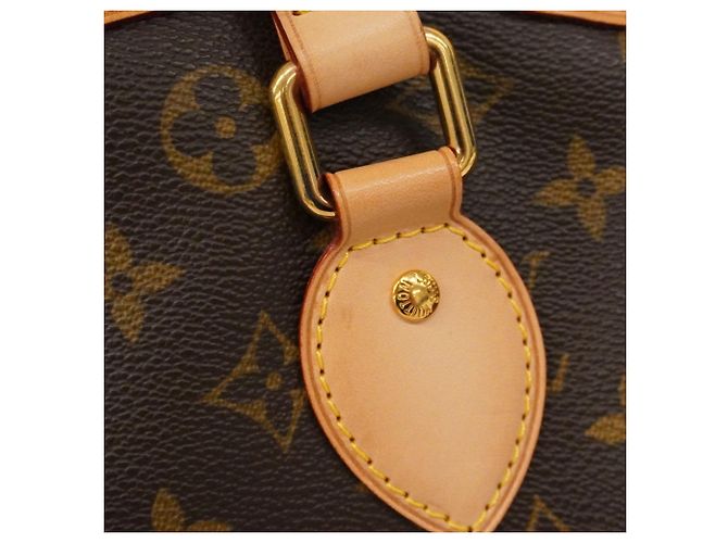 Borsa Louis Vuitton Monogram Palermo PM Marrone - vista 9