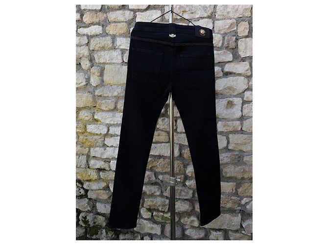 Polo Versace Nera in Cotone e Poliestere da Uomo Nero - vista 2