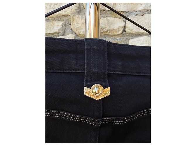 Polo Versace Nera in Cotone e Poliestere da Uomo Nero - vista 8