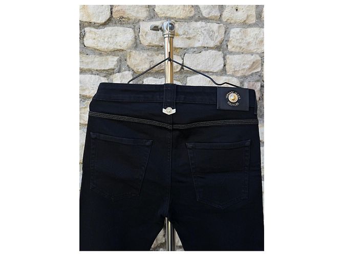 Polo Versace Nera in Cotone e Poliestere da Uomo Nero - vista 9