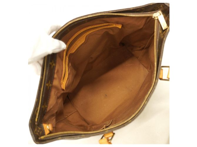 Borsa Tote Cabas Mezzo Monogram di Louis Vuitton Marrone - vista 4