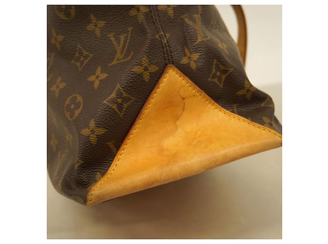 Borsa Tote Cabas Mezzo Monogram di Louis Vuitton Marrone - vista 7